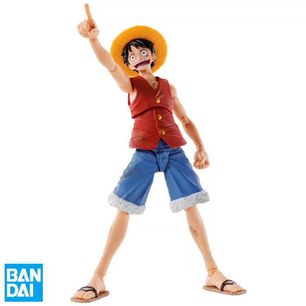 Bandai SH Figuarts One Piece Monkey D. Luffy Romance Dawn Geek Out Exclusive Figure